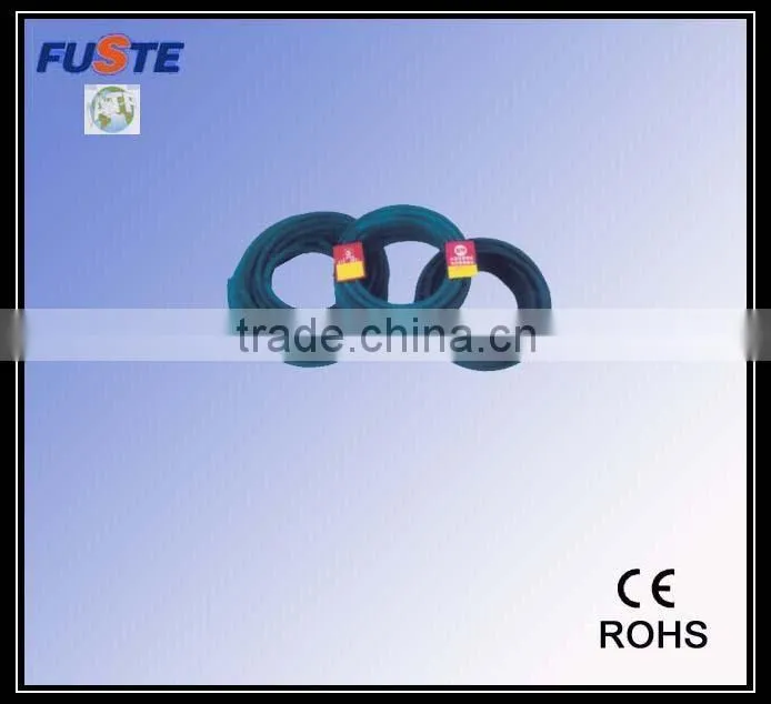 Rubber braided garden hose