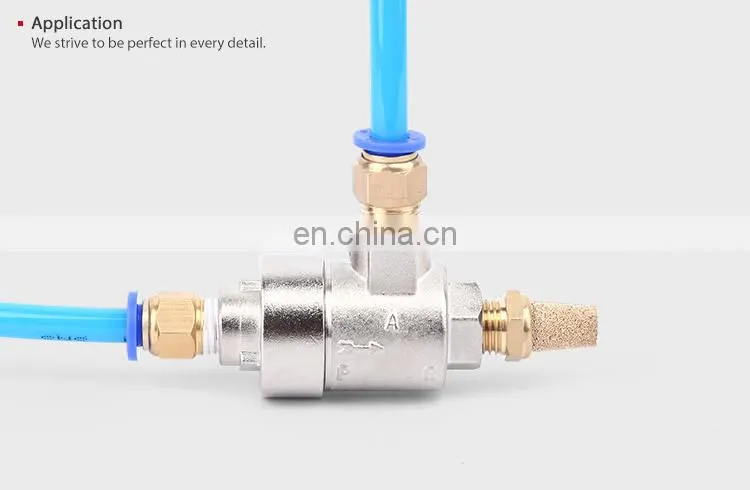 SNS BQE Series professional pneumatic air quick release valve air exhausting valve