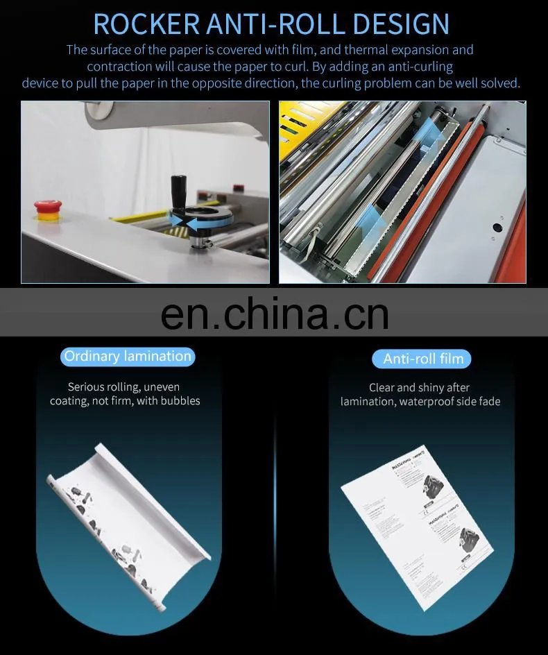 Automatic seperate system hydraulic roll laminator