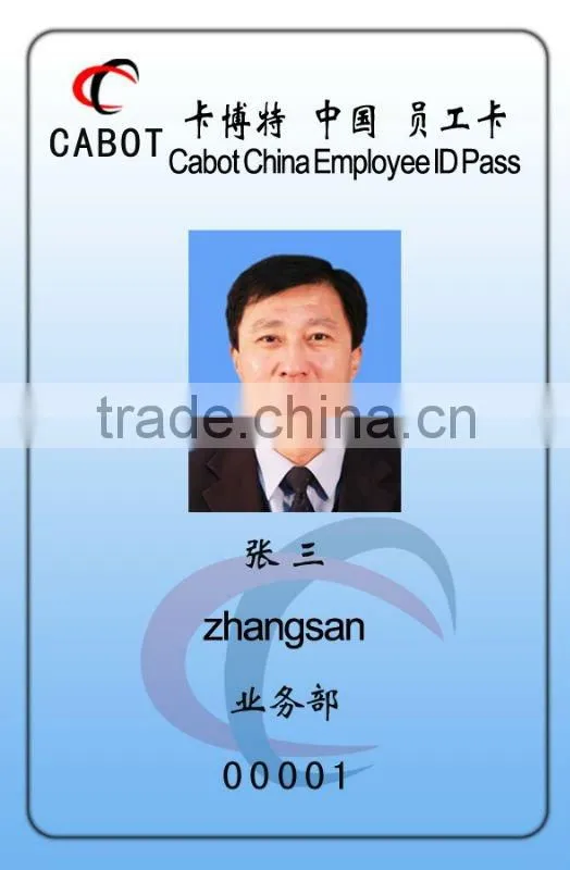 Access control RFID card