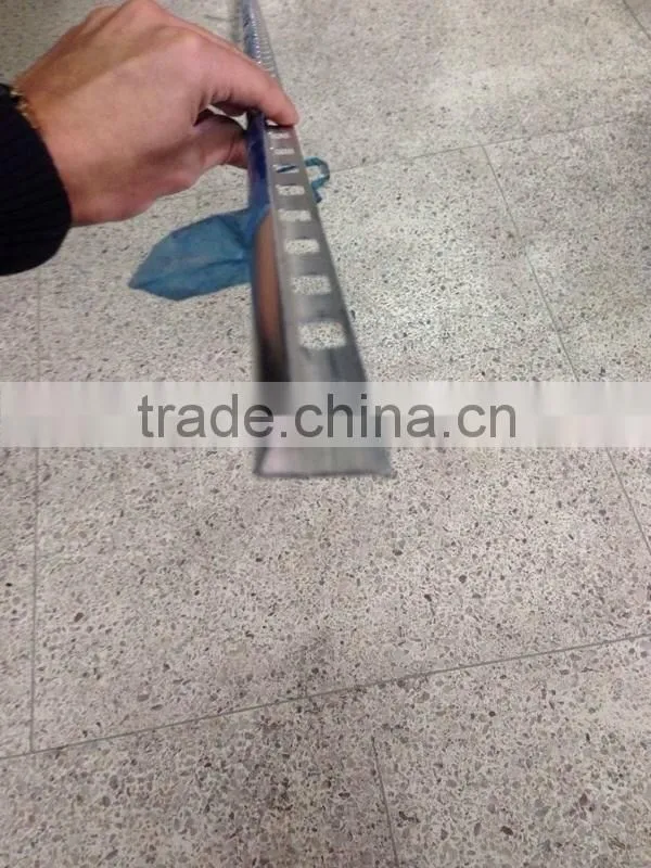 Best Price 6000 Series Extrusion Effective Transition Edging Cover Aluminum Tile Trim