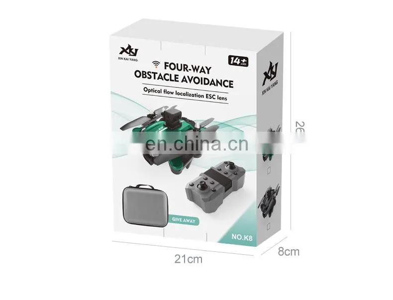 K8 drone 4k Optical flow localization Electric adjustment lens Four-way obstacle avoidance Body LED lights