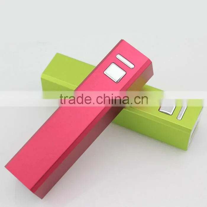 2600mAh smart portable mobile metal power bank for xiaomi