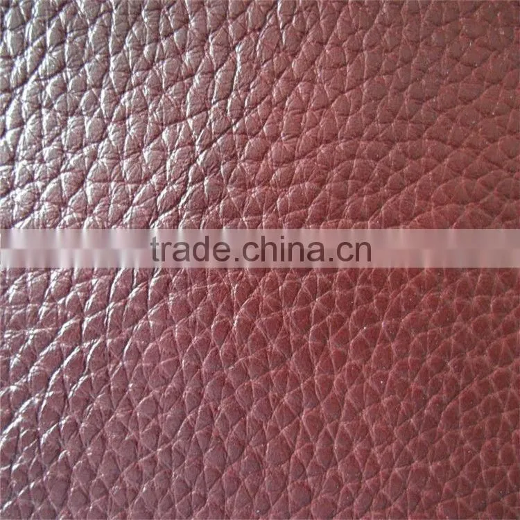 Genuine barton print cow split leather for sofa