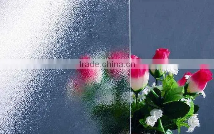 extral clear pattern glass door, new hot sale pearl patterned glass