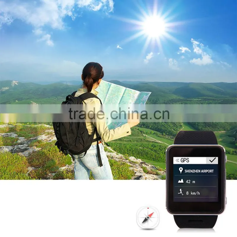 High quality Europe CE ROHS Smart watch with Heart rate monitor and temperature test