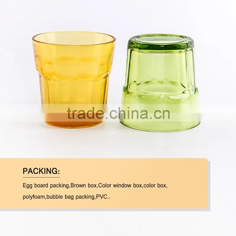 New products New design Crystal stemware new glass tea cup sets