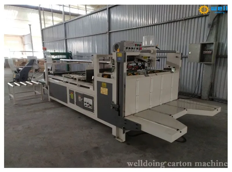 Semi-automatic-two-pieces-joint-folder-gluer-