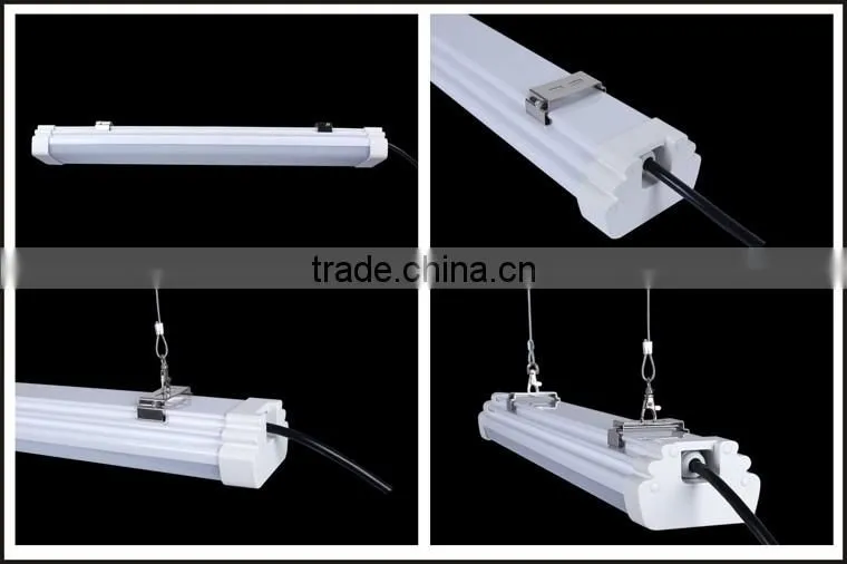 motion sensor emergency light IP65 tri-proof ceiling light