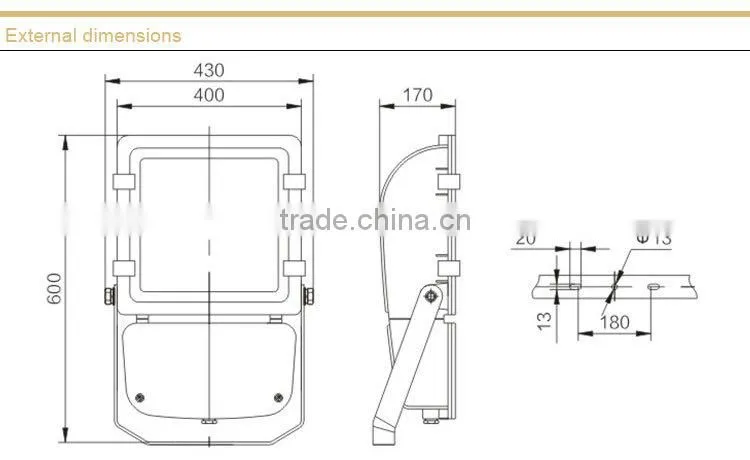 NFC9140 Energy saving square lamp