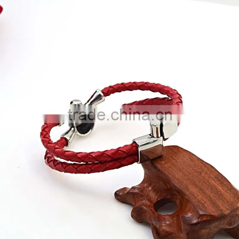 guangzhou wholesale market leather jewelry bracelet men