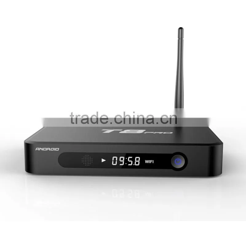 NEW Amlogic S812 Quad Core Google Android 5.1 quad core Tv Box T8 pro 2GB/8GB KODI 16.0 Metal tv box