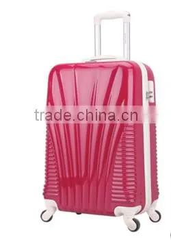 24" lady luggage pc+abs trolley durable luggage