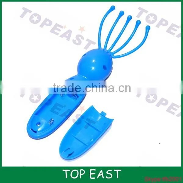 2016 New Hot Head Plastic Octopus Massager Cute Octopus Facial Massager battery operated handheld massager