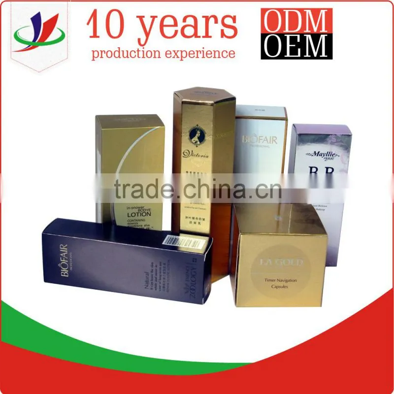 High quality face cream packaging box