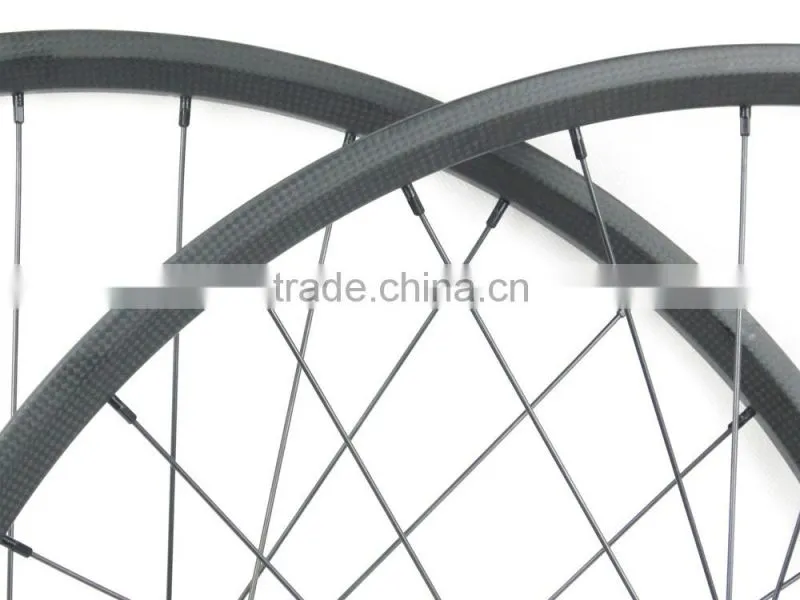 27.5inch clincher carbon wheelset 28 holes clincher mtb rim