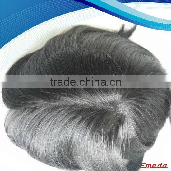 high quality alibaba websit wholesale price 100% human virgin peruvian hair super thin skin toupee