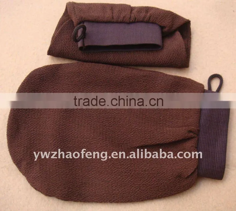 Viscose hammam scrub mitt magic bath glove