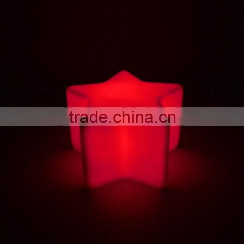 2015 New Design Roto Casting Star Shape Flashing Light Toys
