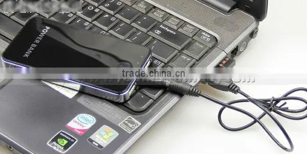 OBOE 5000mAh Slim Mobile Power Bank with dual outputs