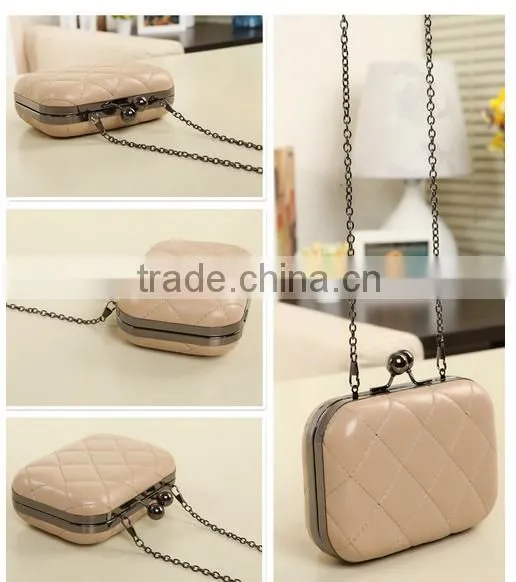 Simple casual small box bag for evening party