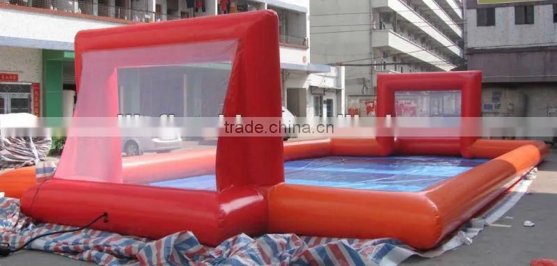 hot sale inflatable soap soccer field