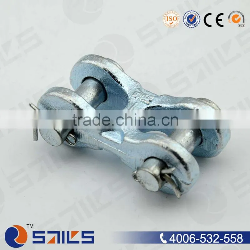 Galvanized S249 drop forged twin clevis links