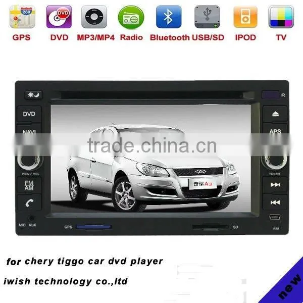 For chery-tiggo car dvd navigation support 3D Flash User Interface