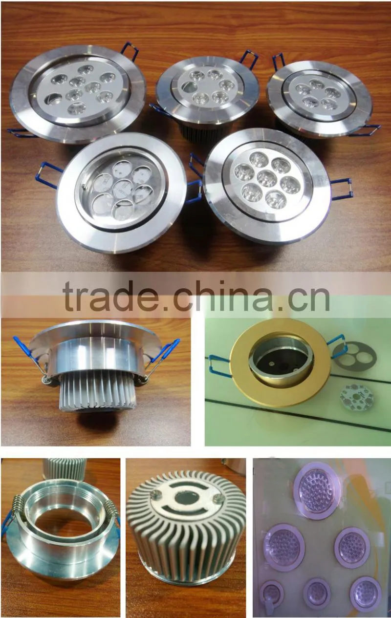 5w LED ceiling lamp shell aluminum alloy environmental round,widely used for shopping mall,supermarket,hotel,household