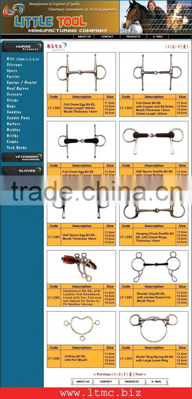 Loose Ring Snaffle, SS Bit with Solid Mouth