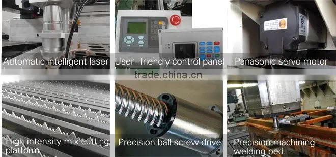 300W CO2 laser cutting machine for metal and non-metal