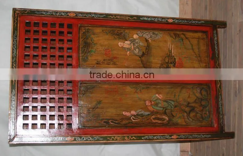 Chinese antique two door painting cabinet