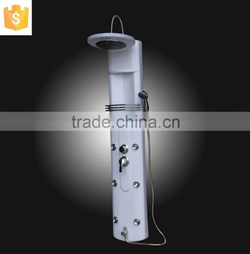 2015 resin shower panel with massage faucet