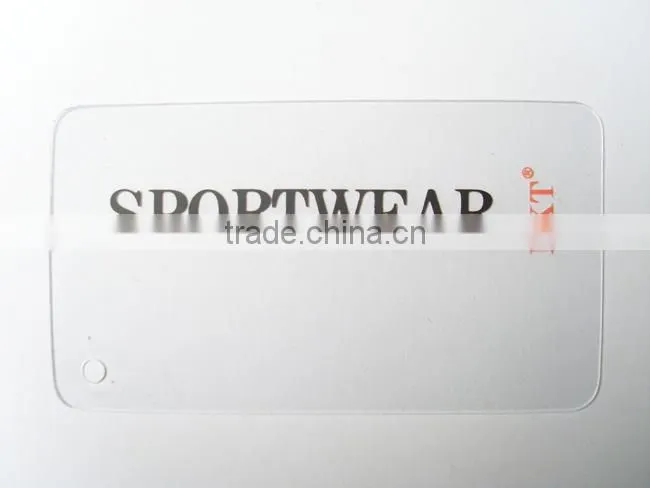 Wholesale custom cheap clear plastic luggage tag