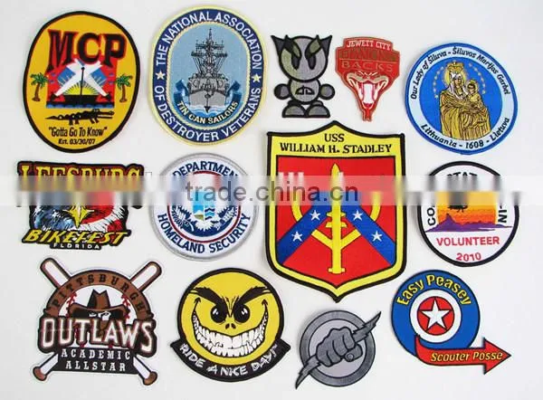 new design high quality custom woven patches