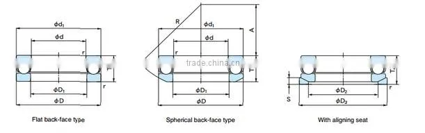 Stable Performance Thrust Ball Bearing 51304