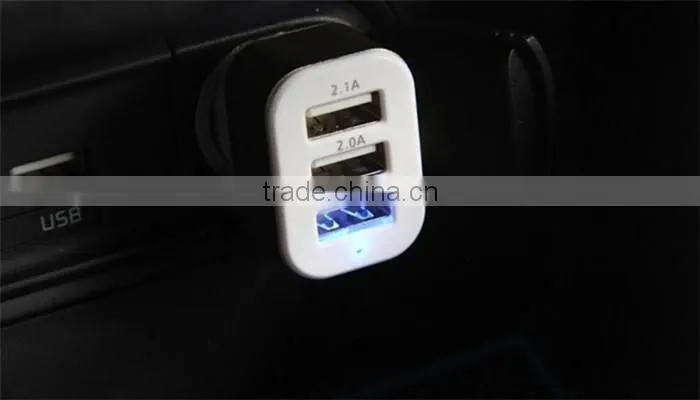 High quality 3 usb car charger for iphone car charger
