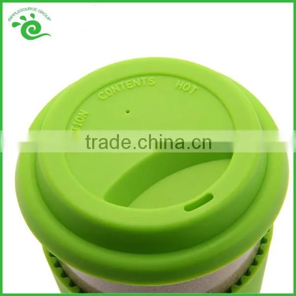Natural Rice Husks Fiber Biodegradable Reusable Coffee Cup