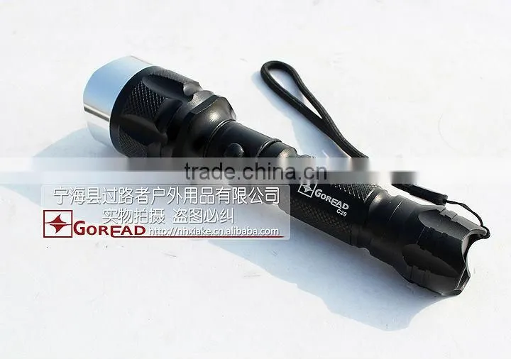 Goread C29 3W high bright rechargeable LED flashlight