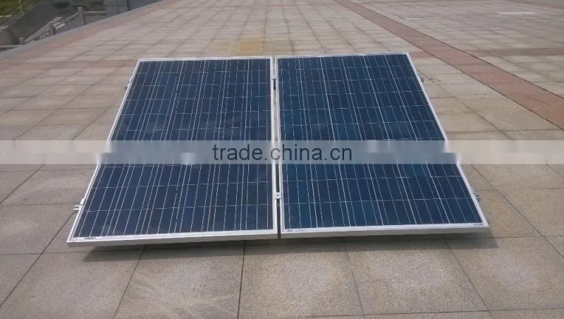 Flat Roof Adjustable Portrait Ballasted Solar PV Mounting System