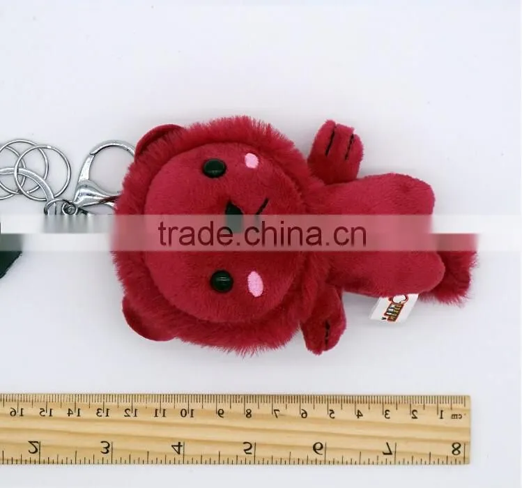 Custom plush Lion toy no miniun keychains for kids