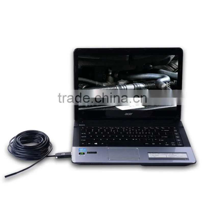 Mini USB Waterproof 5.5mm Inspection Camera with 10m Cable 6 LEDs Lights Endoscope