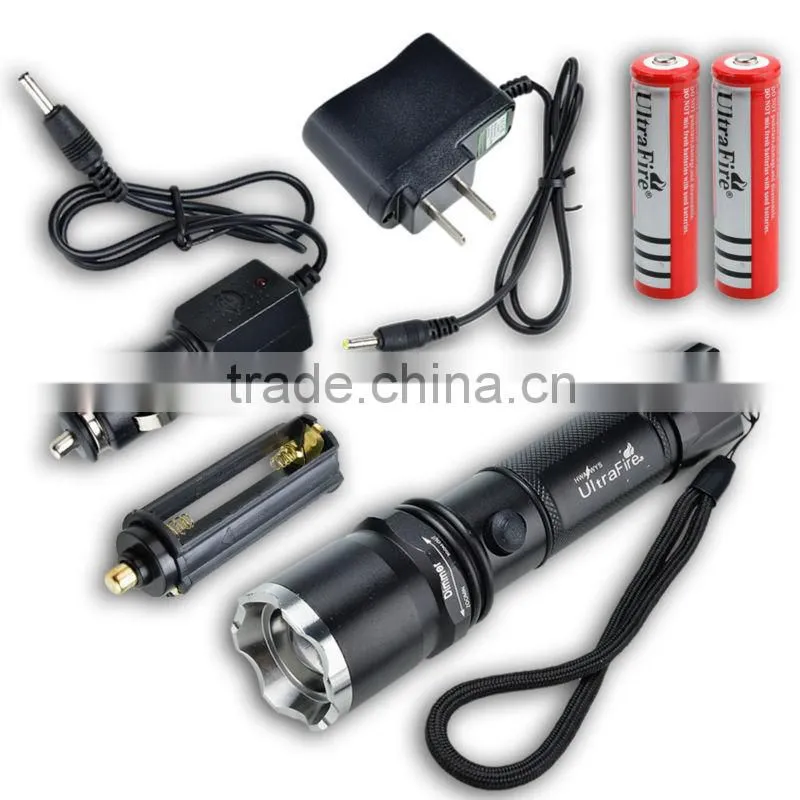 2000 Lumen CREE XM-L T6 18650 Battery Charger LED Flashlight Rechargeable Torch