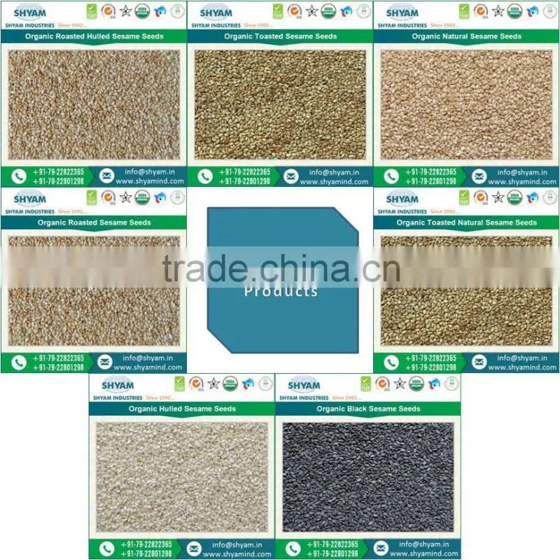 Leading Manufacturer and Exporter of Toasted Natural Sesame Seeds