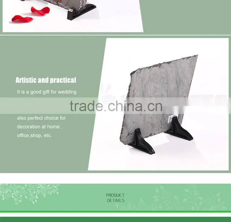 Sunmeta factory directly 3D sublimation blank rock photo SH25 20*20cm
