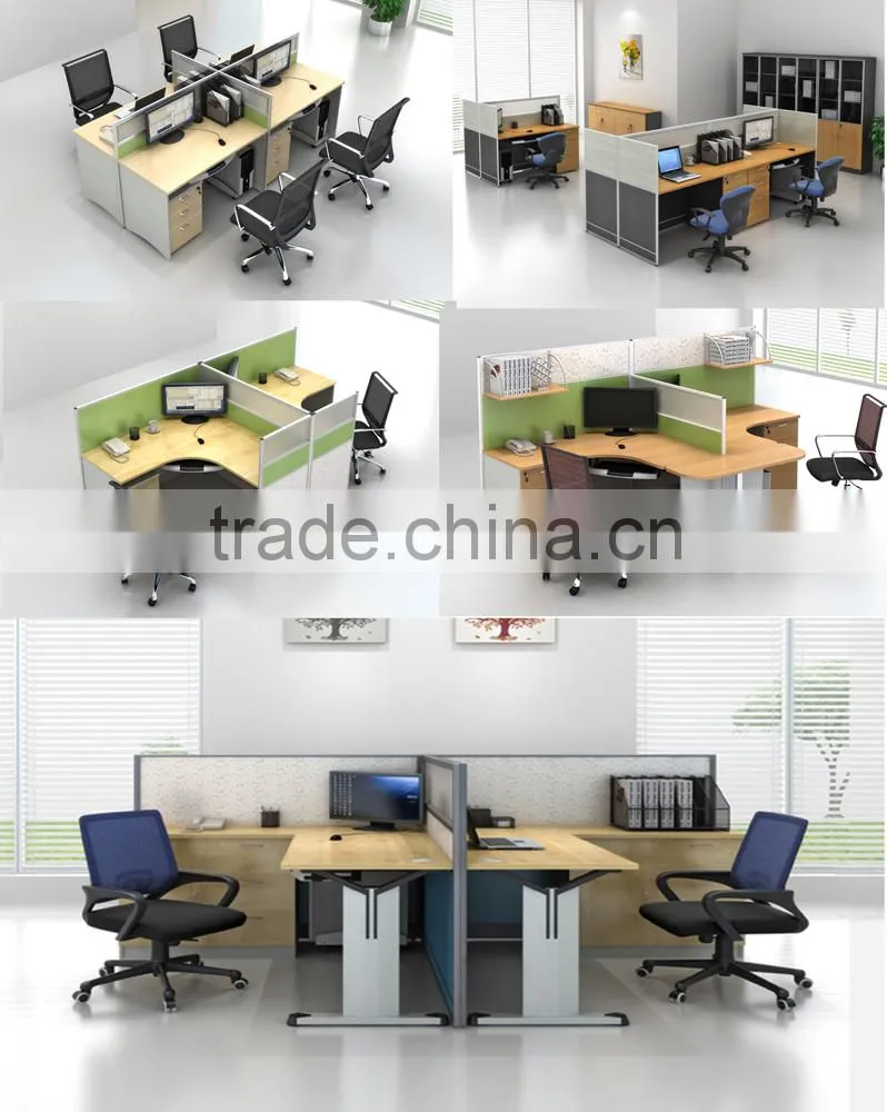 Modern office furniture computer workstations, modern office desk in cheap price