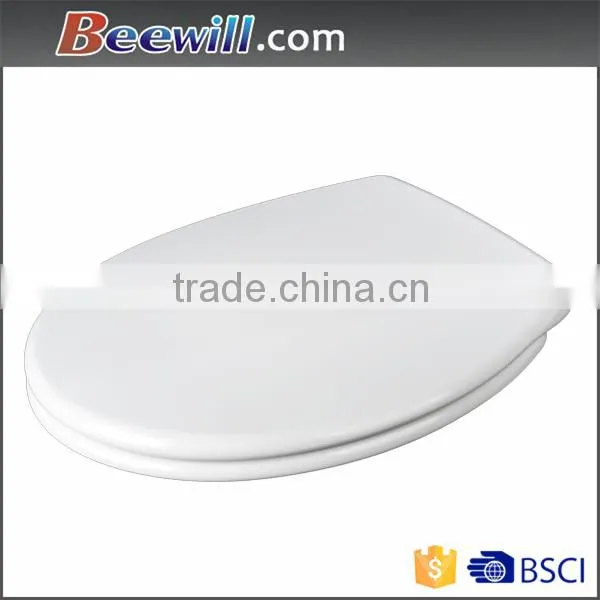 Green toilet seat with soft close quick release hinge