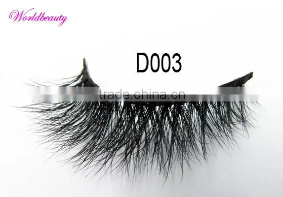 real mink false eyelash with private label volume 3D mink lashes