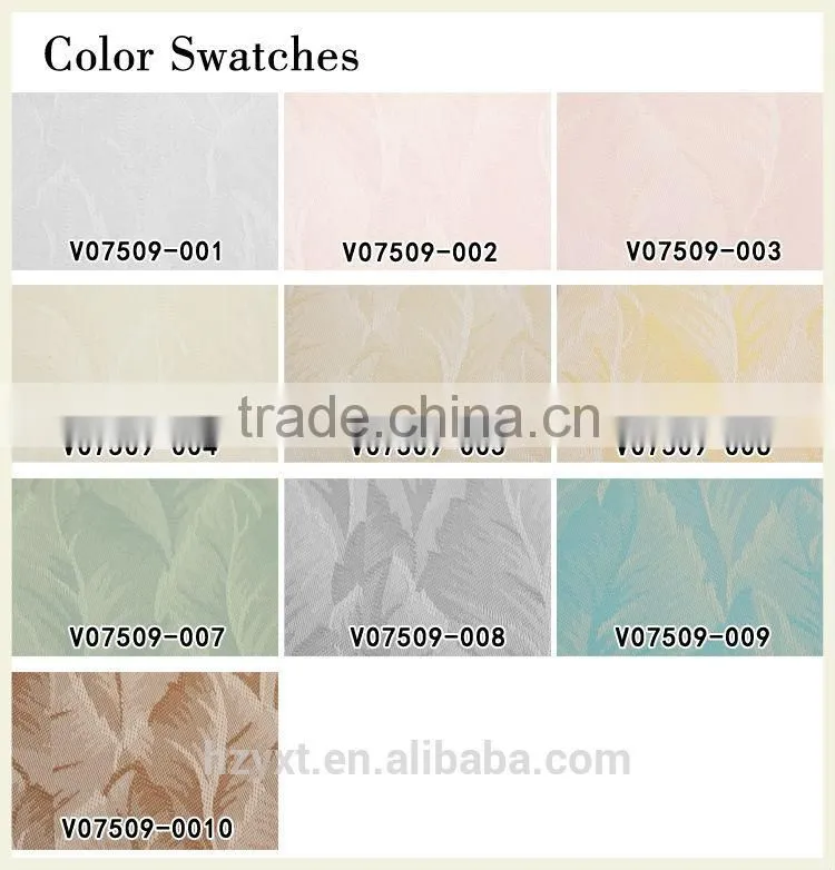 China manufacturer vertical blind fabric rolls