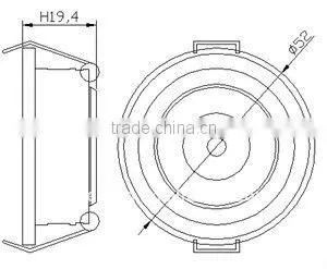 LED High power CL006-1*1W LED downlight